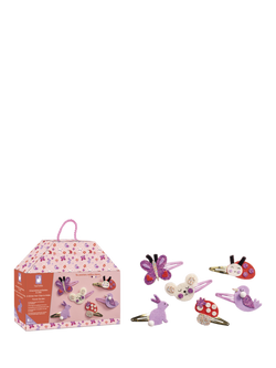 Janod Kids' Flower Garden Hair Clips Craft Kit, Multi