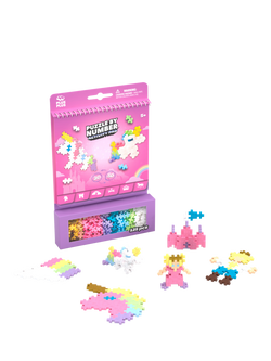 Plus-Plus Puzzle by Number Fairy Tale Activity Pad, 125 Pieces, Multi
