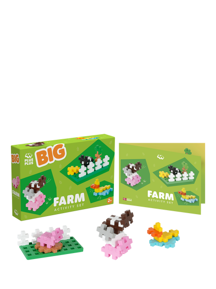 Plus-Plus BIG Farm Activity Set, 40 Pieces, Multi