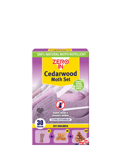 Zeroin Cedarwood Moth Repellent Set, Multi