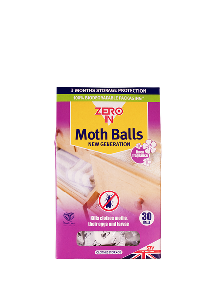 ZeroIn New Generation Moth Balls, Pack of 30, Multi