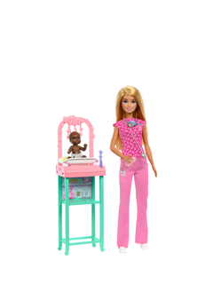 Barbie Nurturing Baby Doctor Playset