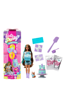 Barbie Party Unboxed Pet Birthday Series - Doll 3, Multi