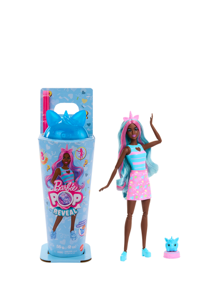 Barbie Pop Reveal Animal Party Series Doll 1, Multi