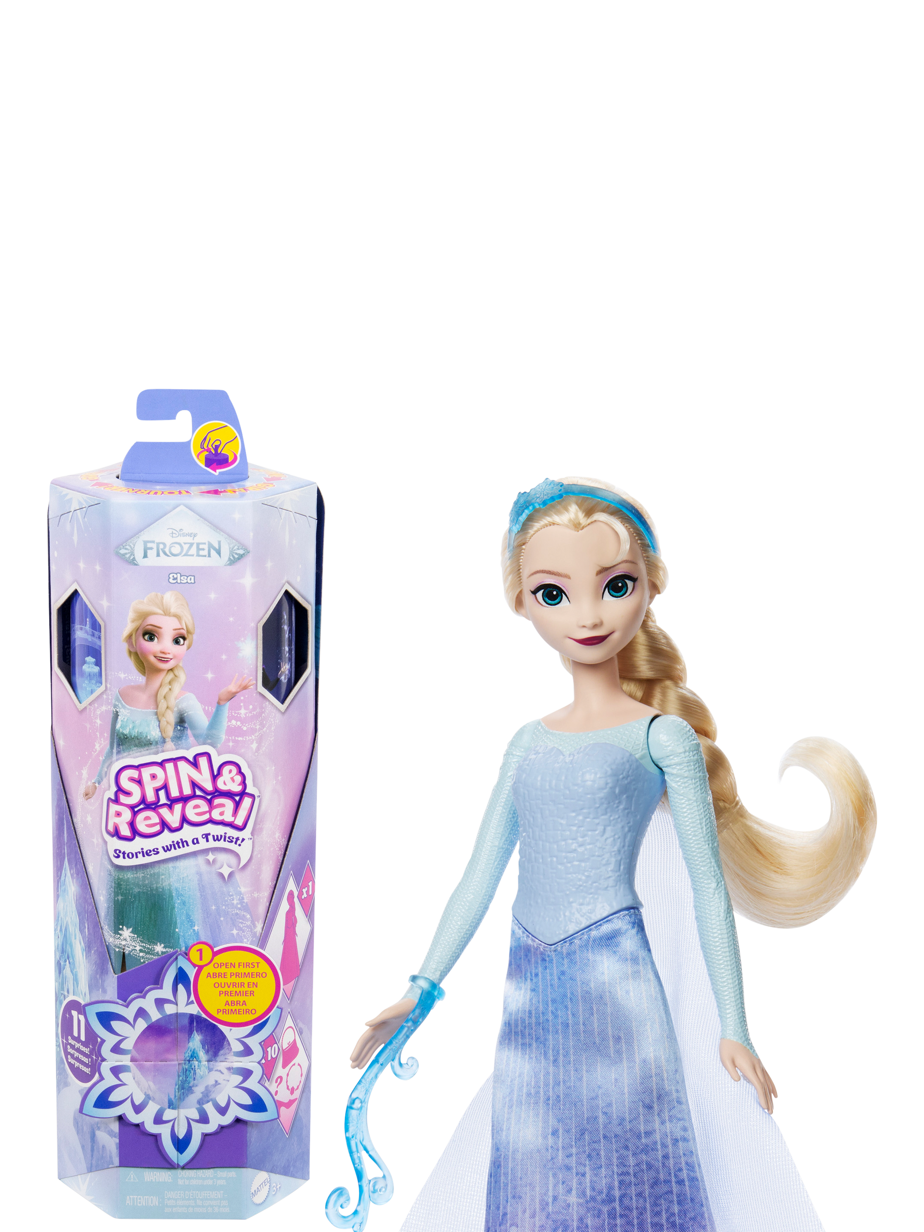 Disney Frozen Spin and Reveal Elsa Doll