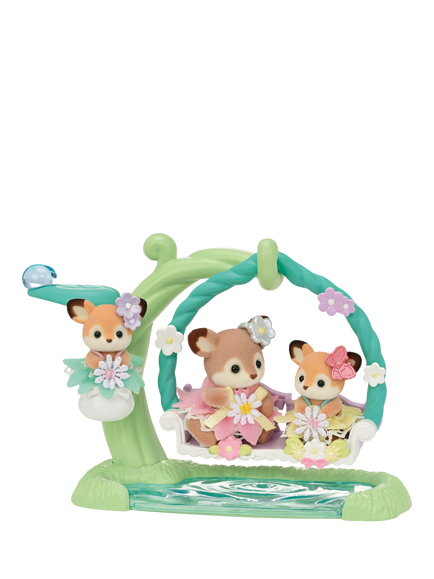 Sylvanian Families Deer Babies Swing Set - view 2, Multi