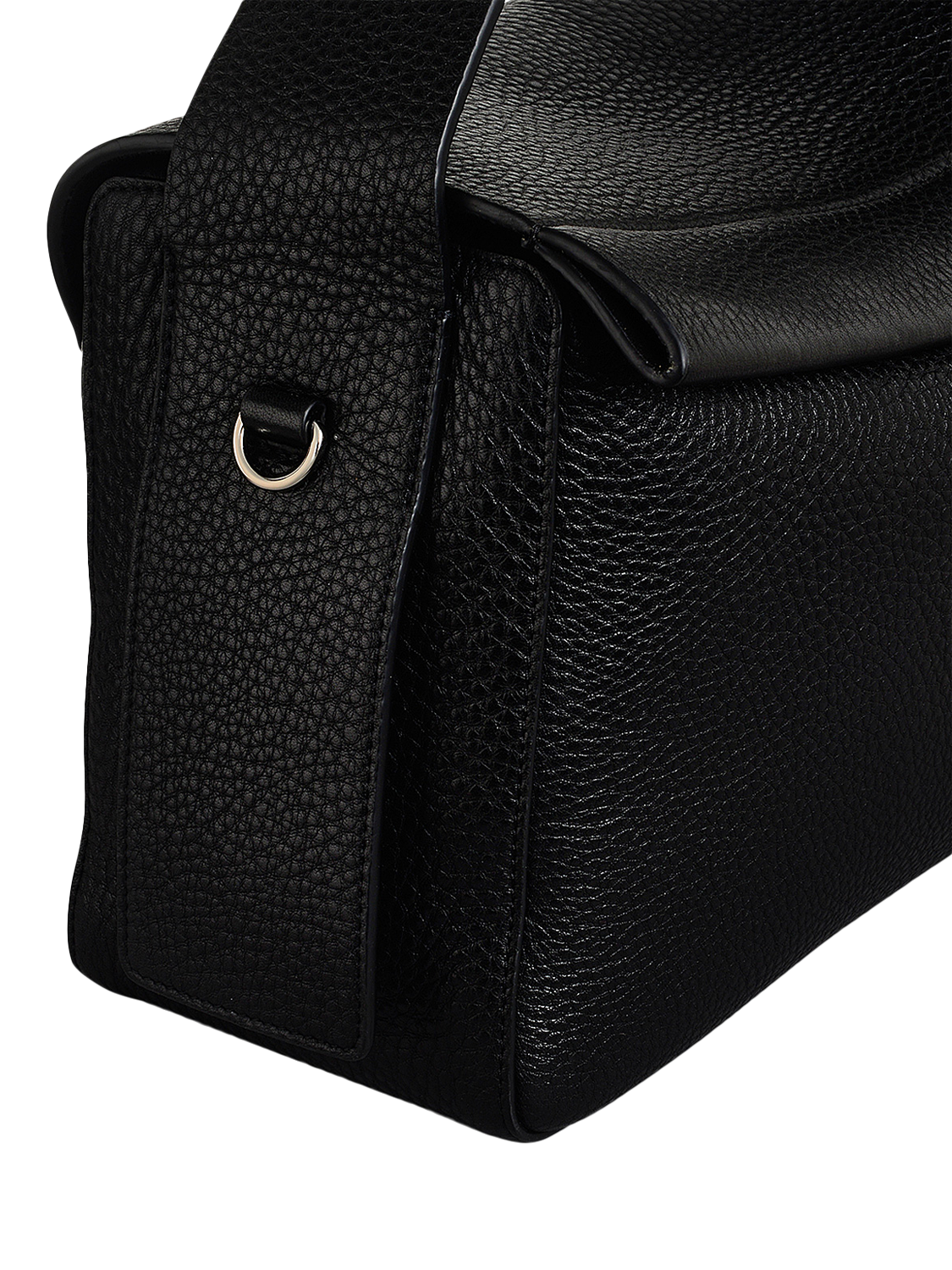 Product image 4 of 8, which shows Radley De Beauvoir Leather Medium Zip-Top Grab Bag, Black