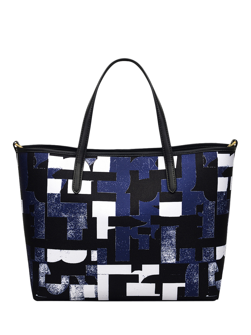 Product image 2 of 4, which shows Radley Southwell Gardens Abstract Geometric Grab Bag, Evenfall