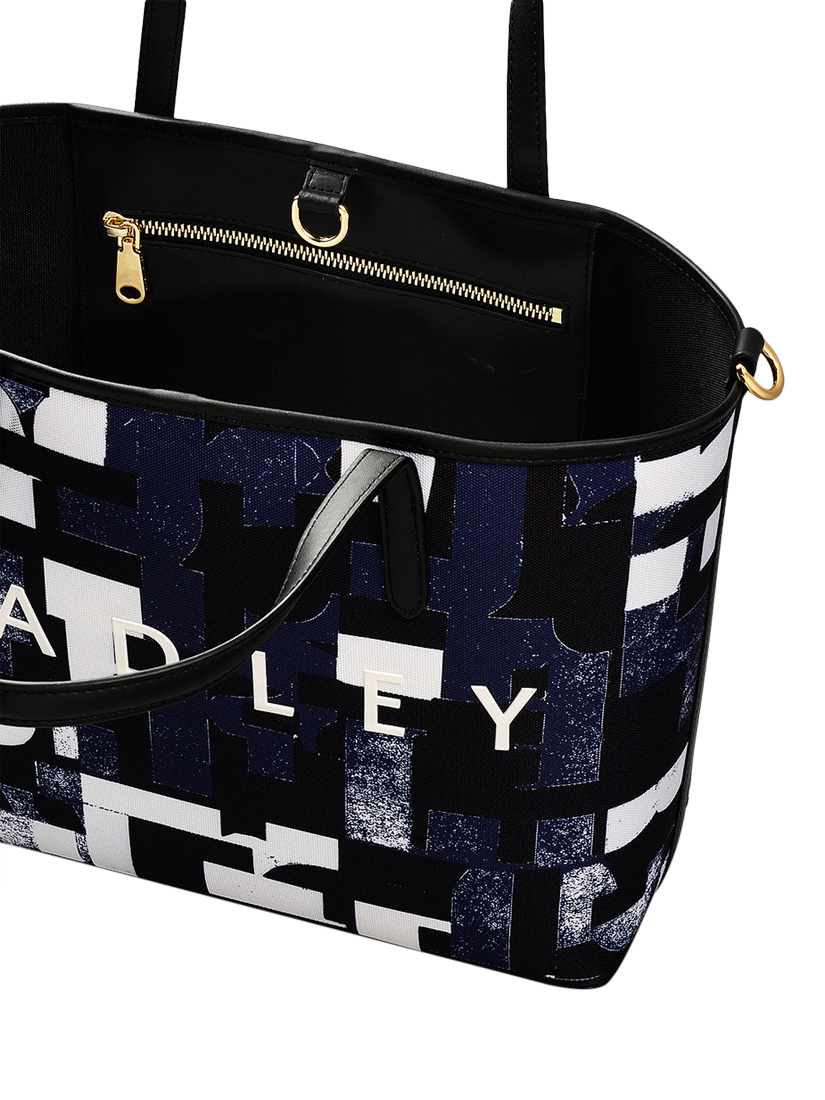 Product image 3 of 4, which shows Radley Southwell Gardens Abstract Geometric Grab Bag, Evenfall