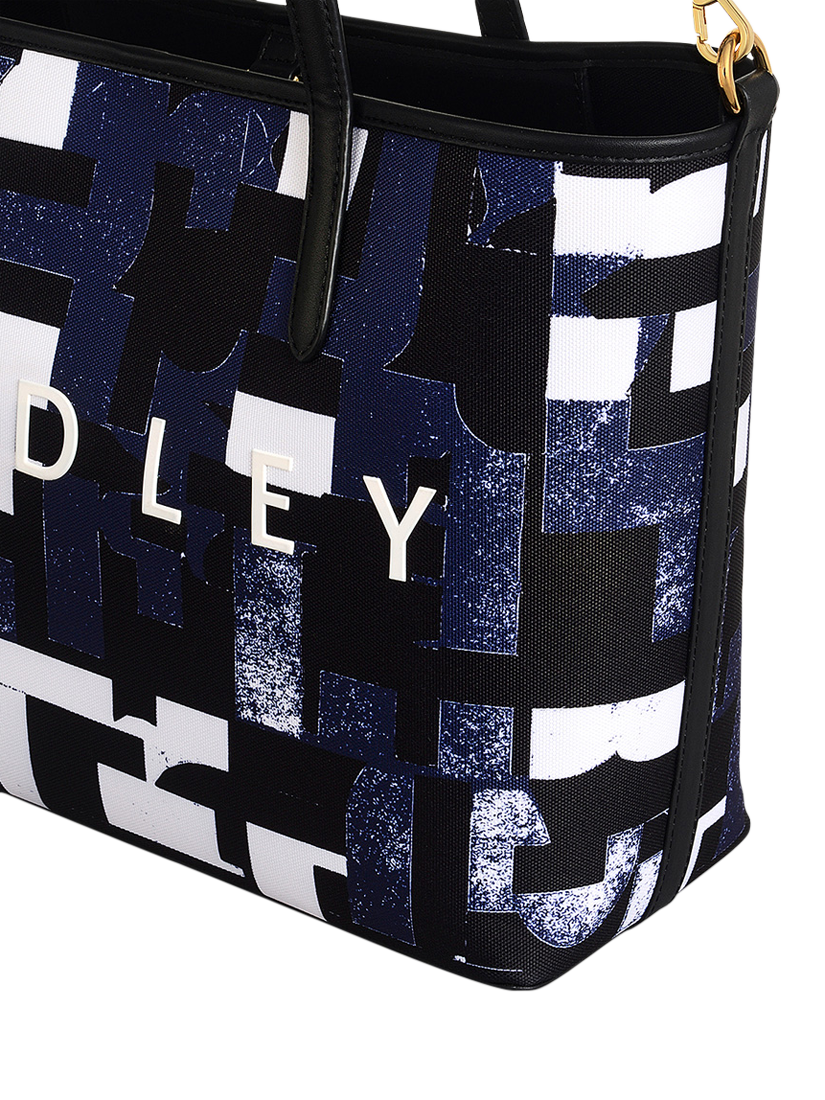 Product image 4 of 4, which shows Radley Southwell Gardens Abstract Geometric Grab Bag, Evenfall