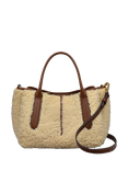 Radley Hillgate Place Shearling Small Open Top Grab Bag, Natural