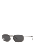 Celine CL000475 Women's Rectangular Sunglasses, Grey