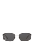 Celine CL000475 Women's Rectangular Sunglasses, Grey