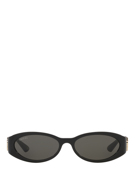 Gucci GC002278 Women's Oval Sunglasses - view 2, Black