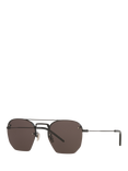 Yves Saint Laurent YS000274 Men's Irregular Sunglasses, Black/Brown