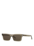 Yves Saint Laurent YS000289 Women's Rectangular Sunglasses, Brown