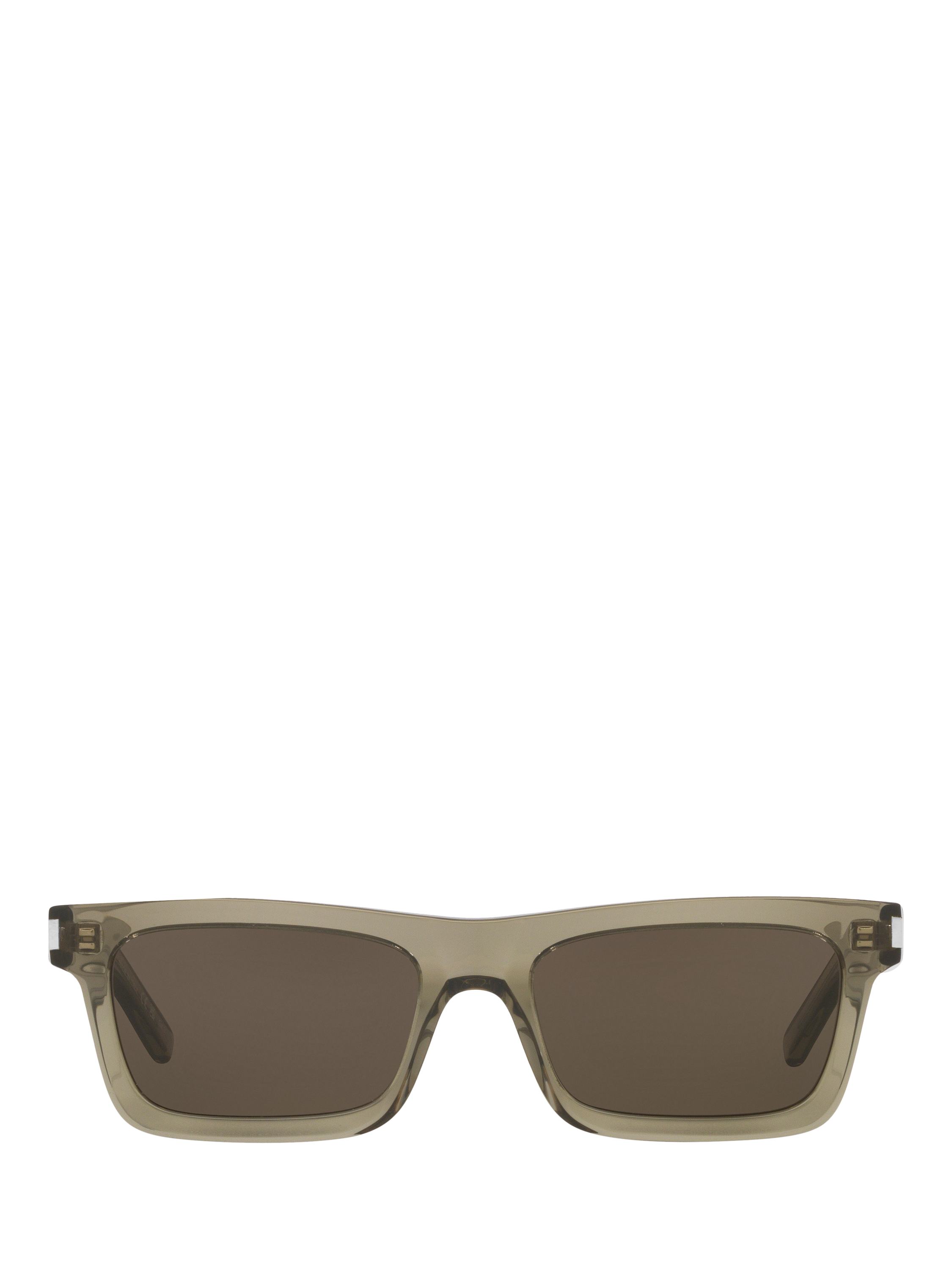 Product image 2 of 4, which shows Yves Saint Laurent YS000289 Women's Rectangular Sunglasses, Brown