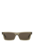 Yves Saint Laurent YS000289 Women's Rectangular Sunglasses, Brown