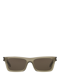 Yves Saint Laurent YS000289 Women's Rectangular Sunglasses, Brown - view 2, Brown
