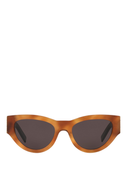 Yves Saint Laurent YS000321 Women's Cat's Eye Sunglasses, Tortoise/Grey - view 2, Tortoise/Grey