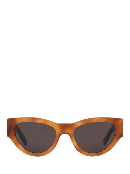 Yves Saint Laurent YS000321 Women's Cat's Eye Sunglasses, Tortoise/Grey - view 2, Tortoise/Grey