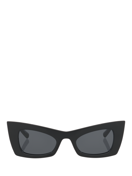 Yves Saint Laurent YS000613 Women's Cat's Eye Sunglasses, Black - view 2, Black
