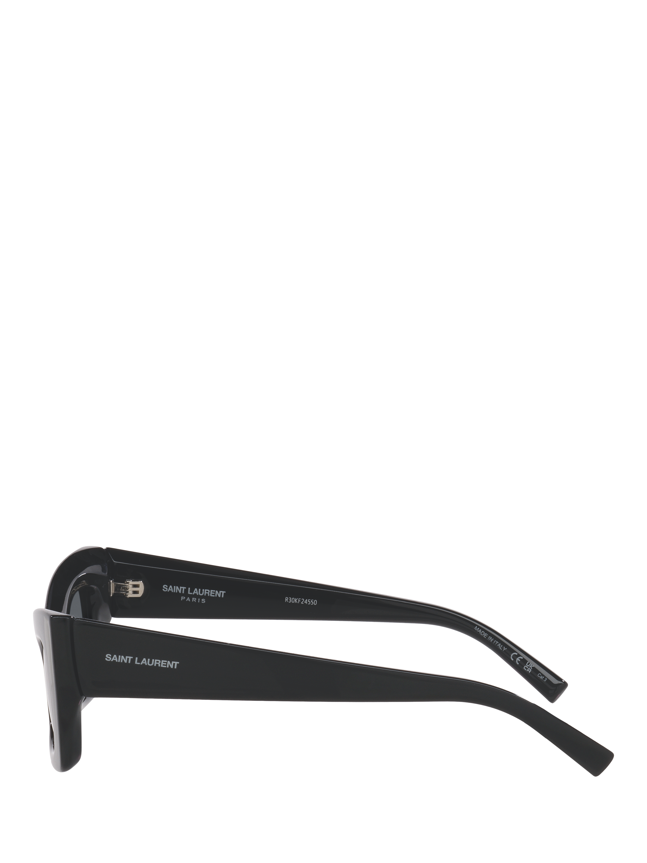 Product image 3 of 5, which shows Yves Saint Laurent YS000613 Women's Cat's Eye Sunglasses, Black