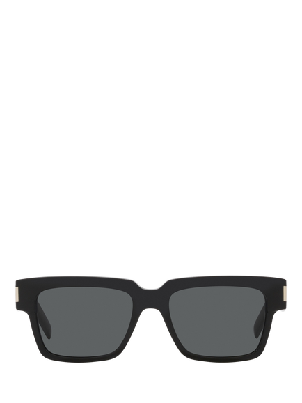Yves Saint Laurent YS000617 Men's D-Frame Sunglasses, Black/Grey - view 2, Black/Grey