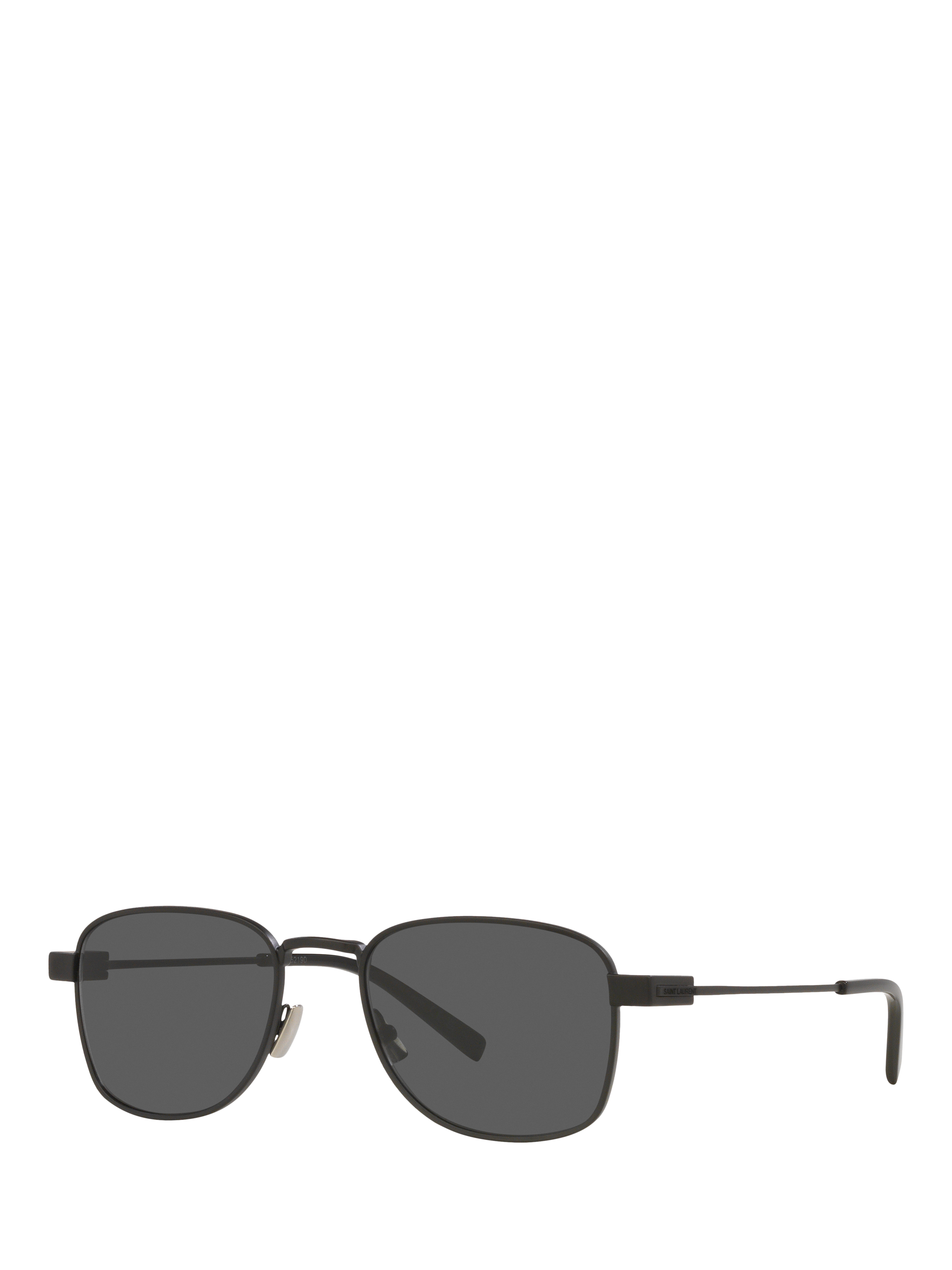 Product image 1 of 4, which shows Yves Saint Laurent YS000637 Men's Square Sunglasses, Black/Grey