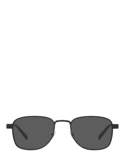 Yves Saint Laurent YS000637 Men's Square Sunglasses, Black/Grey - view 2, Black/Grey