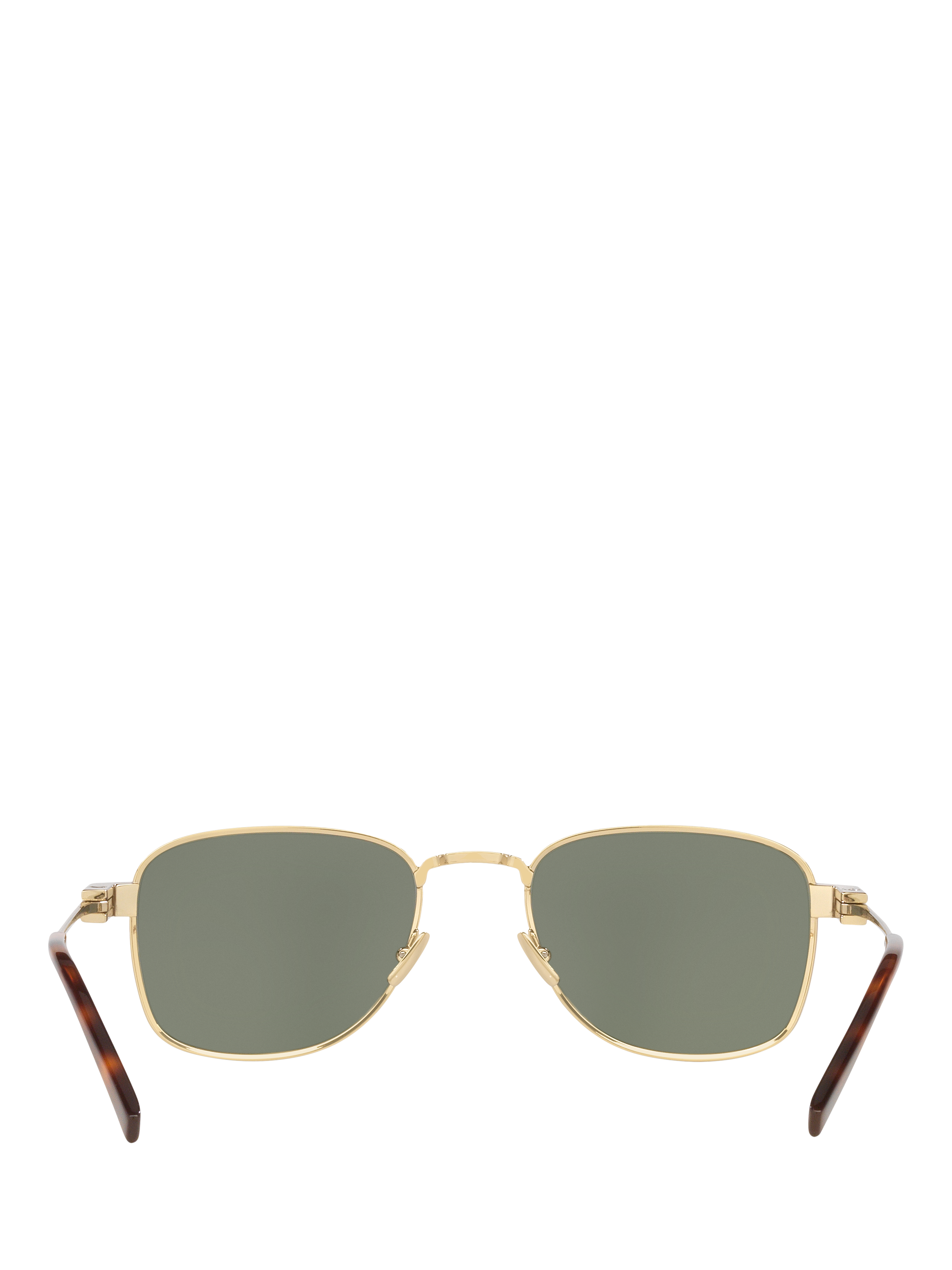 Product image 4 of 4, which shows Yves Saint Laurent YS000637 Men's Square Sunglasses, Gold/Green