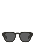 Yves Saint Laurent YS000639 Unisex Oval Sunglasses, Black/Grey