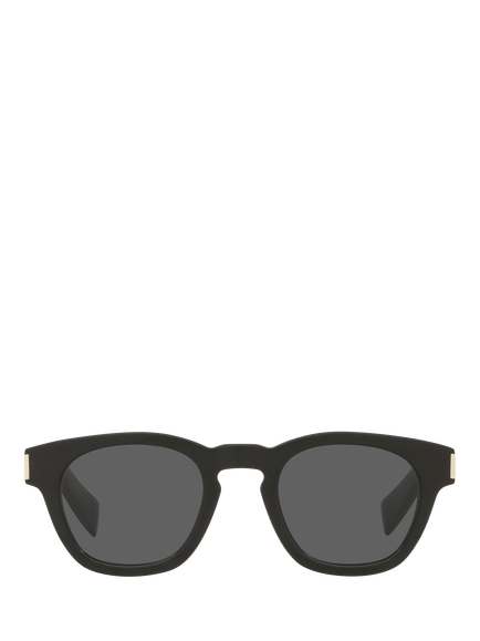 Yves Saint Laurent YS000639 Unisex Oval Sunglasses, Black/Grey - view 2, Black/Grey
