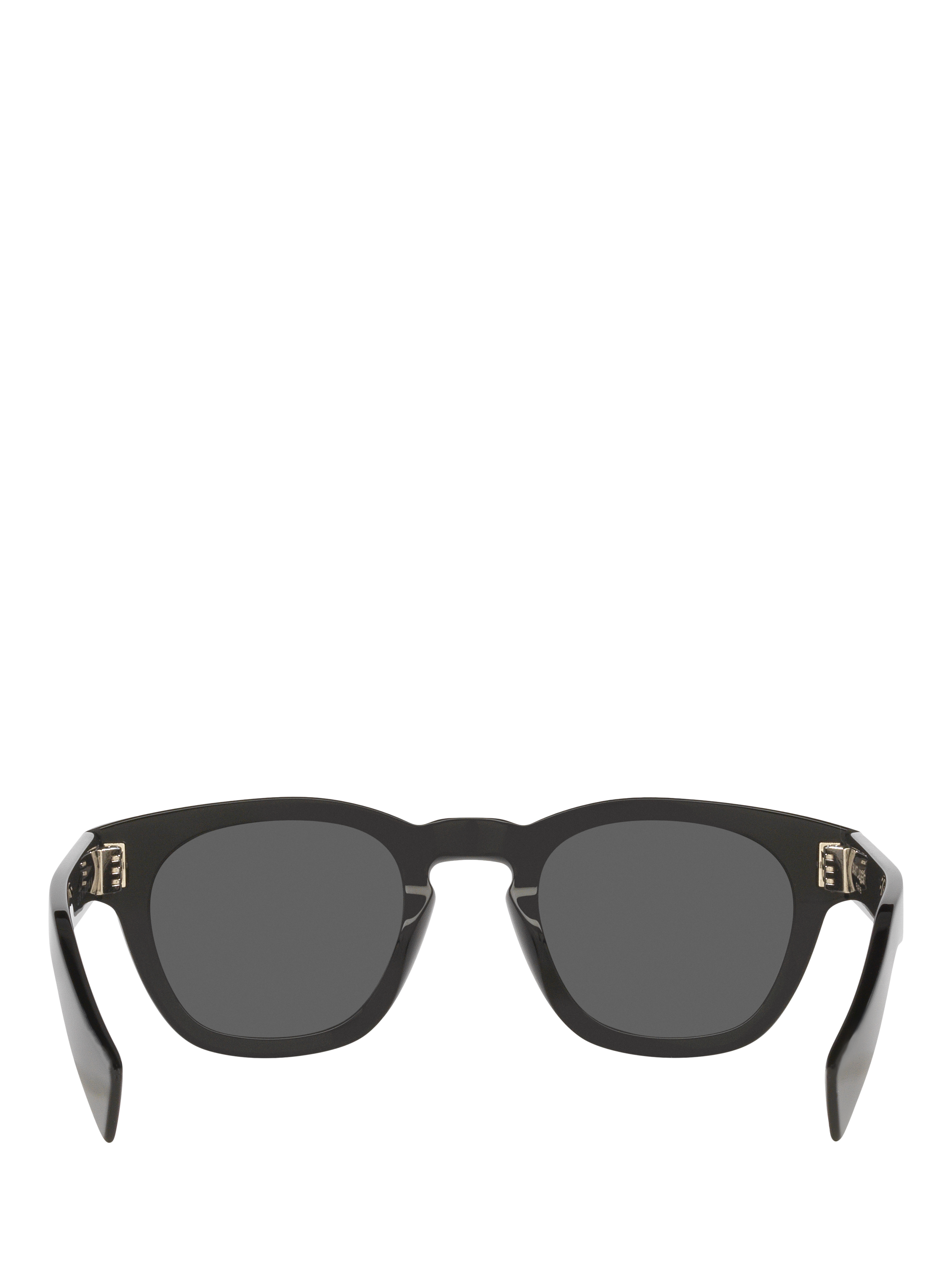 Product image 4 of 4, which shows Yves Saint Laurent YS000639 Unisex Oval Sunglasses, Black/Grey