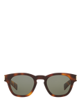 Yves Saint Laurent YS000639 Unisex Oval Sunglasses, Tortoise/Green