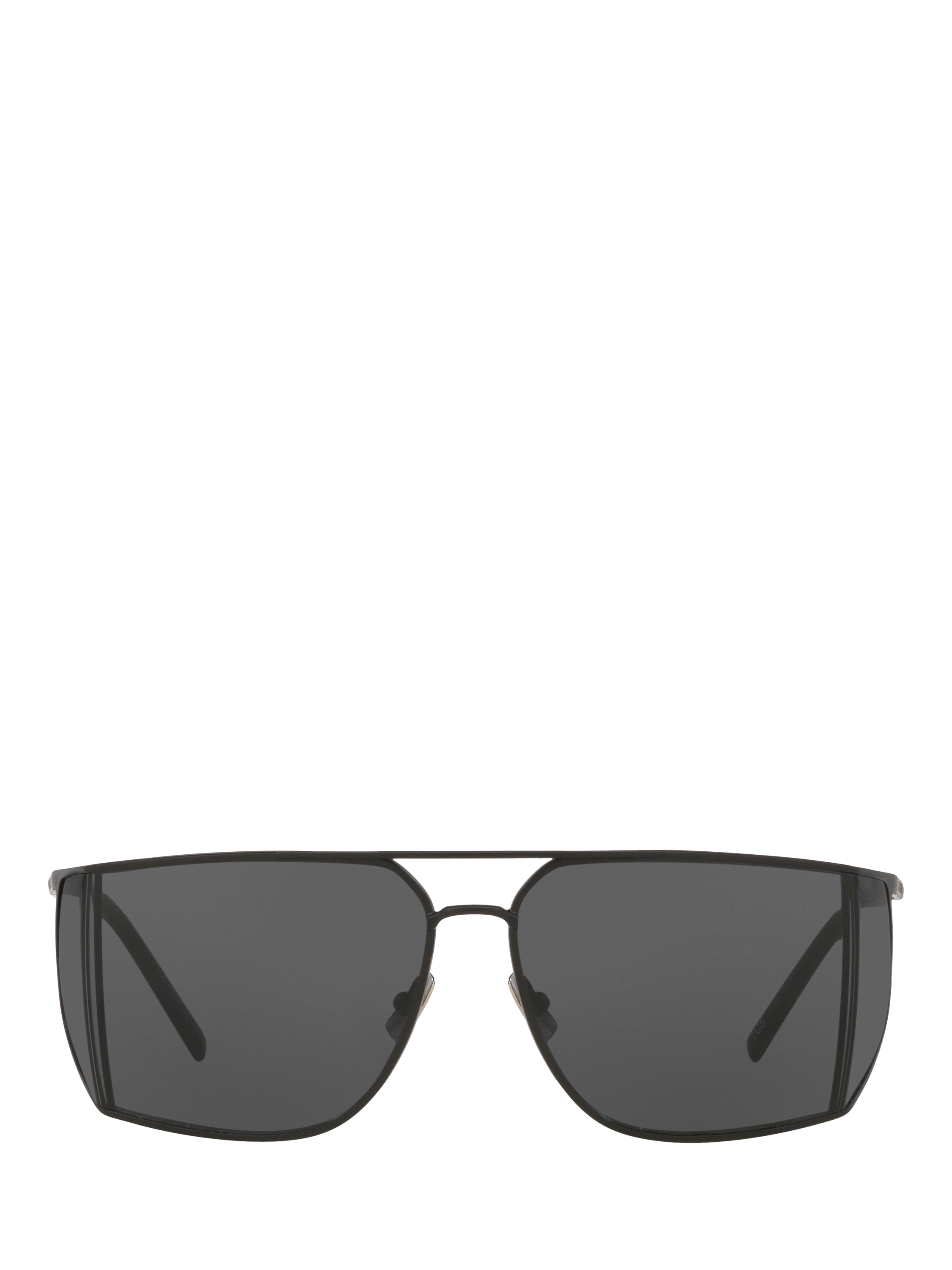 Product image 2 of 4, which shows Yves Saint Laurent YS000641 Men's Oval Sunglasses, Black
