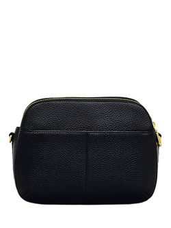 Radley Dukes Place Leather Medium Zip Top Cross Body Bag - view 2, Black/Gold