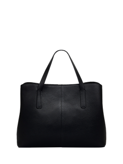 Radley Dukes Place Leather Medium Grab Bag - view 2, Black/Gold