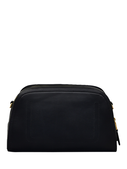 Radley Bathurst Mews Leather Small Zip-Top Crossbody Bag, Yves Blue - view 2, Black