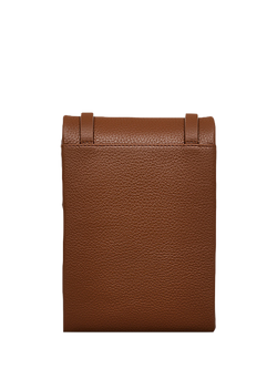Radley Mallow Street Leather Phone Cross Body Bag - view 2, Saddle