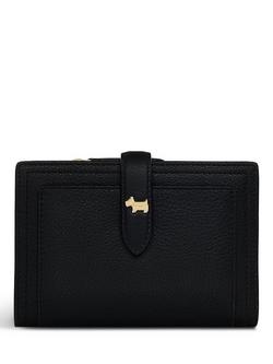 Radley Willis Street Leather Medium Bifold Purse, Black