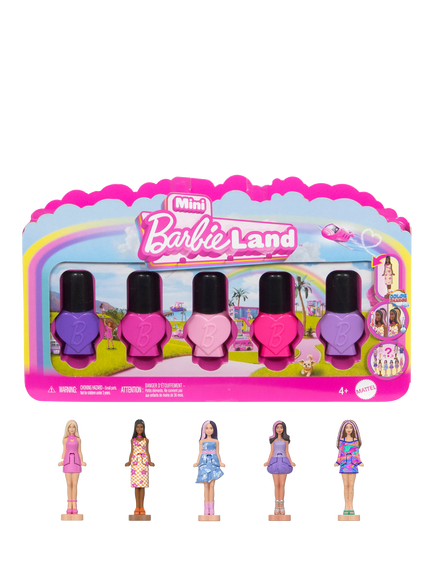 Barbie Mini Barbieland Fashionistas Dolls, Pack of 5, Multi