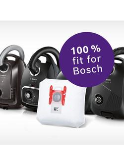 Bosch BBZ41FGALL Vacuum Cleaner Dustbag, Pack of 4 - view 2, White