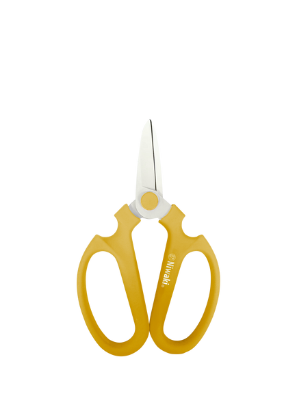 Niwaki Sakagen Flower Scissors, Yellow, Yellow