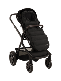 Nuna Winter Stroller Footmuff and Mittens Set, Caviar - view 2, 