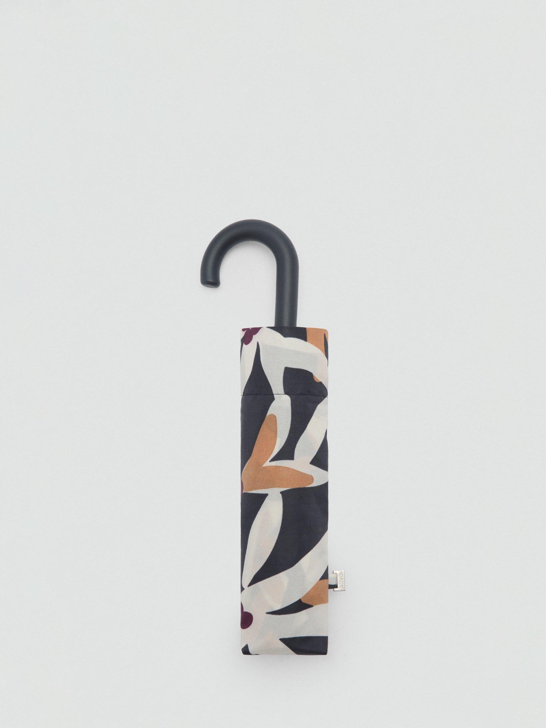 Mango Floral Umbrella, Black