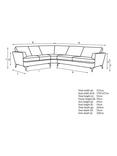 John Lewis Iona 6 Seater RHF Corner End Sofa