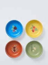 John Lewis Dolce Vita Recycled Plastic Picnic Pasta Bowl, Set of 4, 22cm, Multi