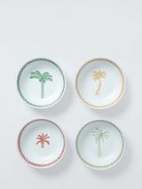 John Lewis Palm House Plastic Picnic Pasta Bowl, Set of 4, 22cm, Multi