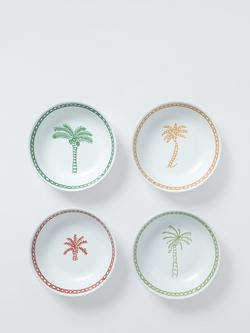John Lewis Palm House Recycled Plastic Picnic Pasta Bowl, Set of 4, 22cm, Multi, Multi